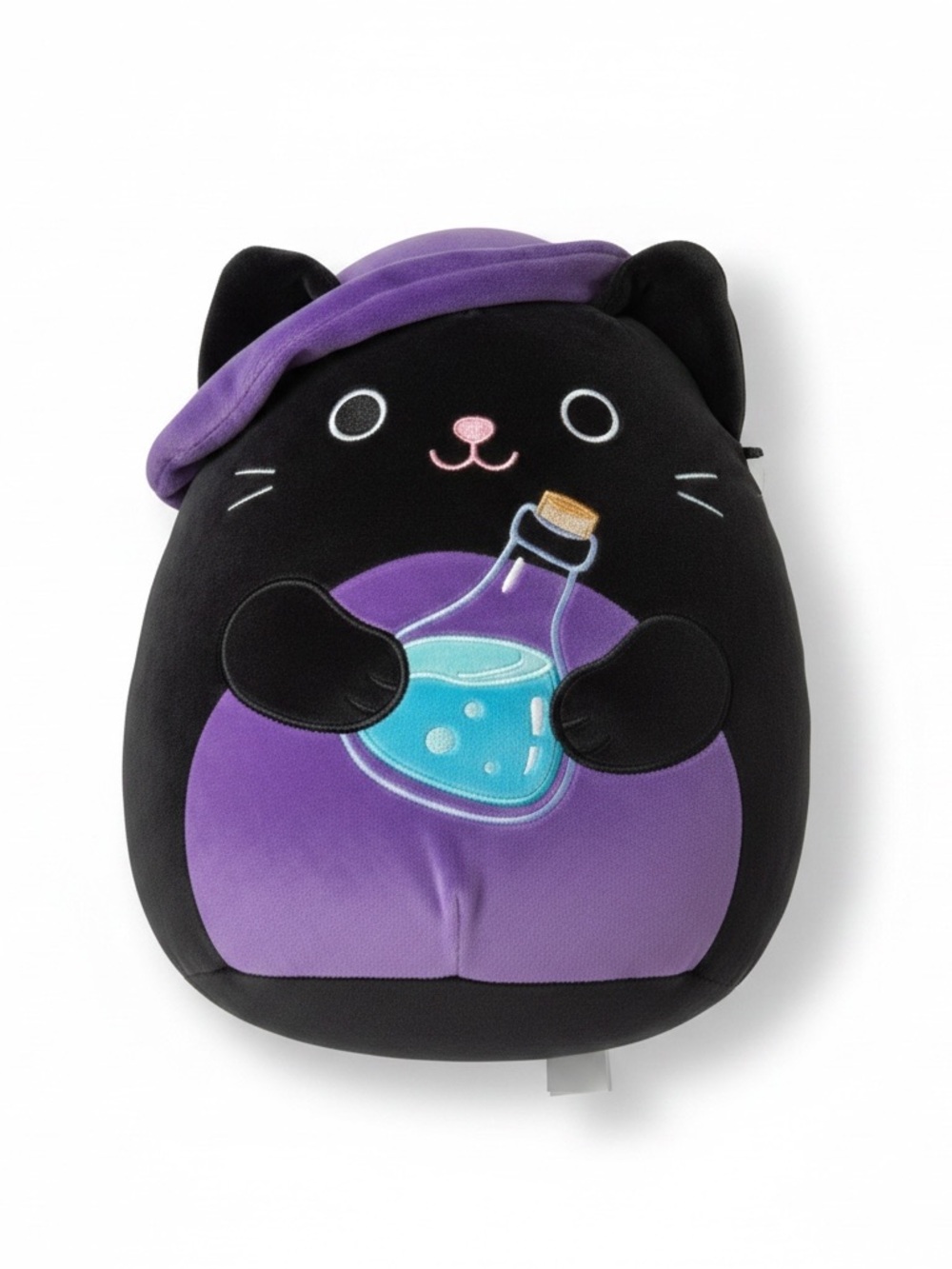 NWT Squishmallows Autumn The Black Cat Black with Witch Hat‎ Halloween 12” Large